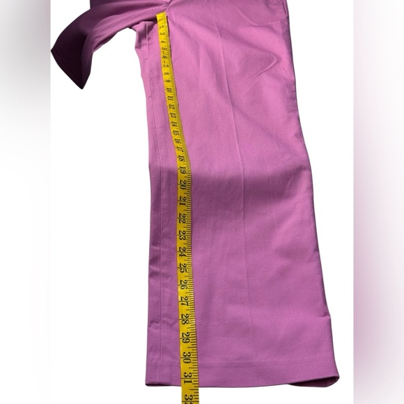 Larry Levine Stretch SPT Trousers Dress Pant Mauve Pink Hi-Waist Size 10 NWT - Picture 10 of 10